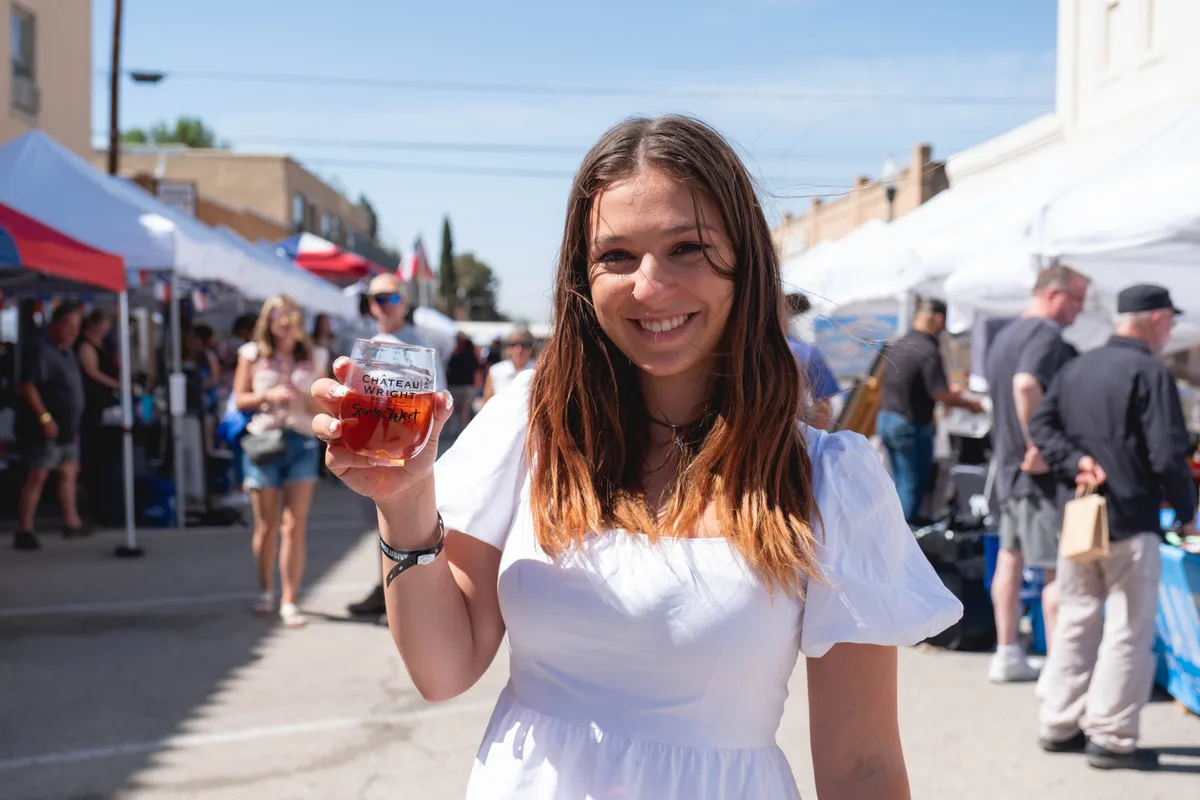 Alpine Oktoberfest festival grounds in downtown Alpine, Texas